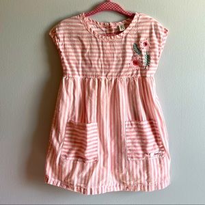EUC Baby Girl Striped Dress